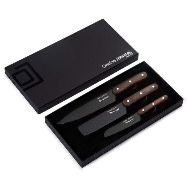 Knivsett 3-pk - Inkl. Gravert Logo